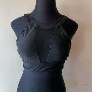 Spandex blend sport bra / swim top plus size 1X